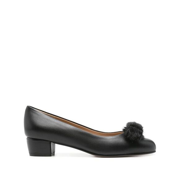 Ferragamo Black Ballet Flats Women